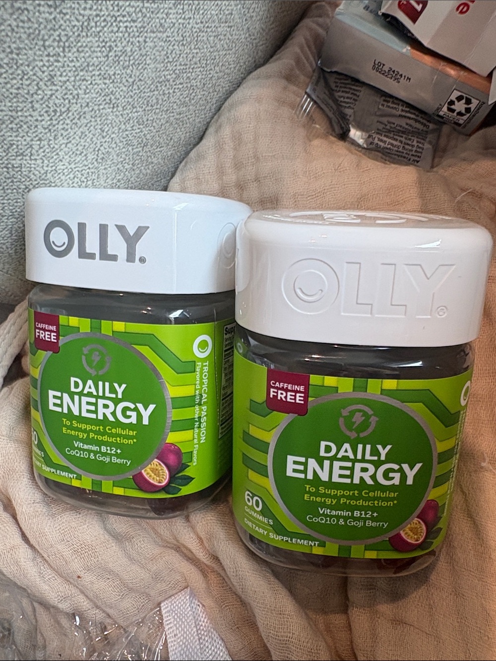 Daily Energy Gummies - Green (Caffeine Free)